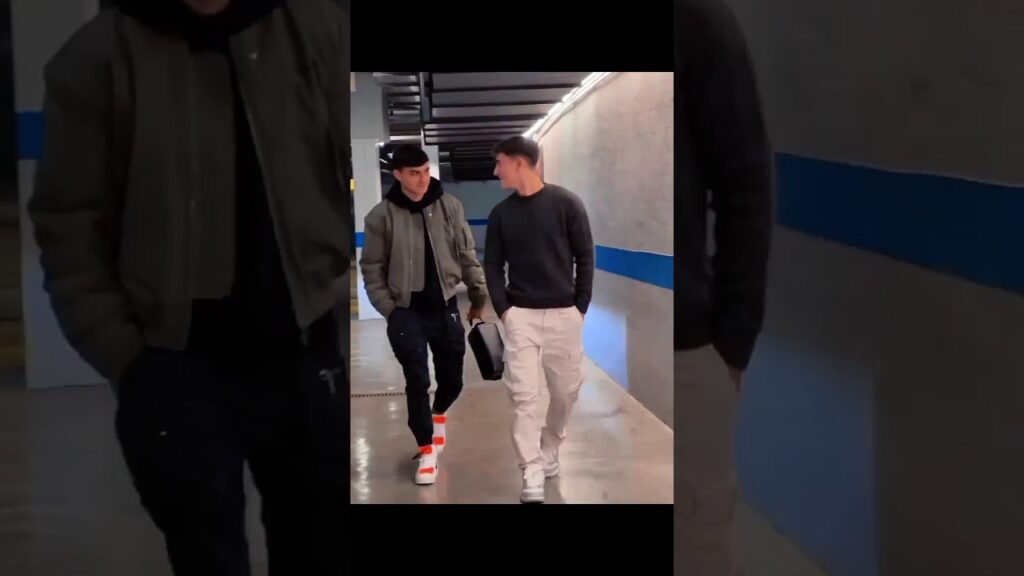 He always chooses Pedri first😌 #gavi #pedri #friendship #shorts