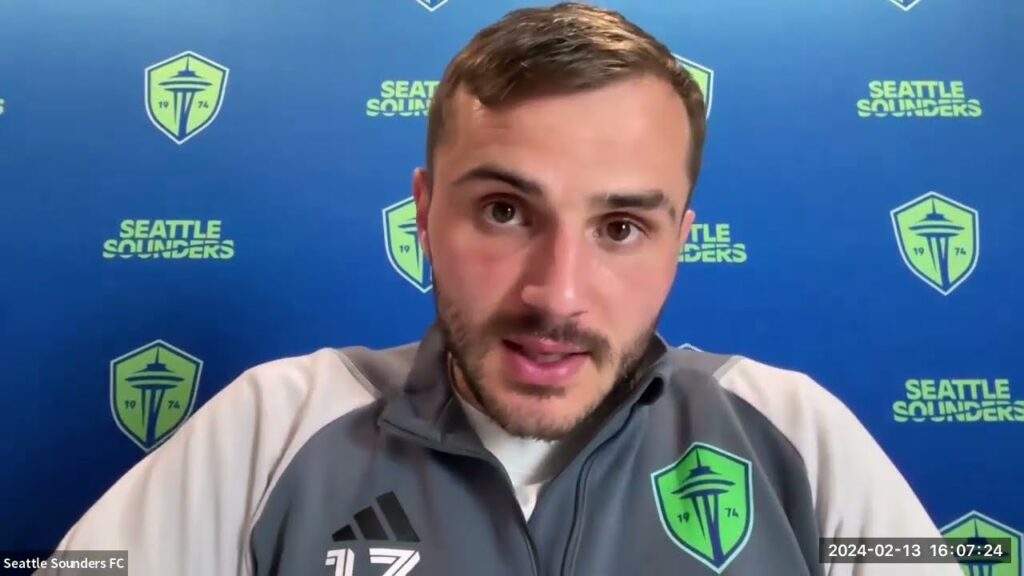 Seattle Sounders FC Forward Jordan Morris MLS is Back Press Conference (2/13/24)