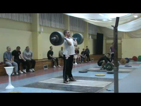 Podrzut 150 kg Adam Szymański Clean & Jerk