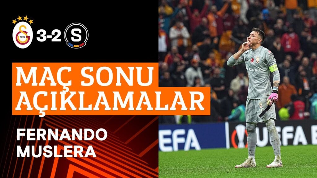 📺 Fernando Muslera'nın maç sonu açıklamaları | #GSvACS #UEL