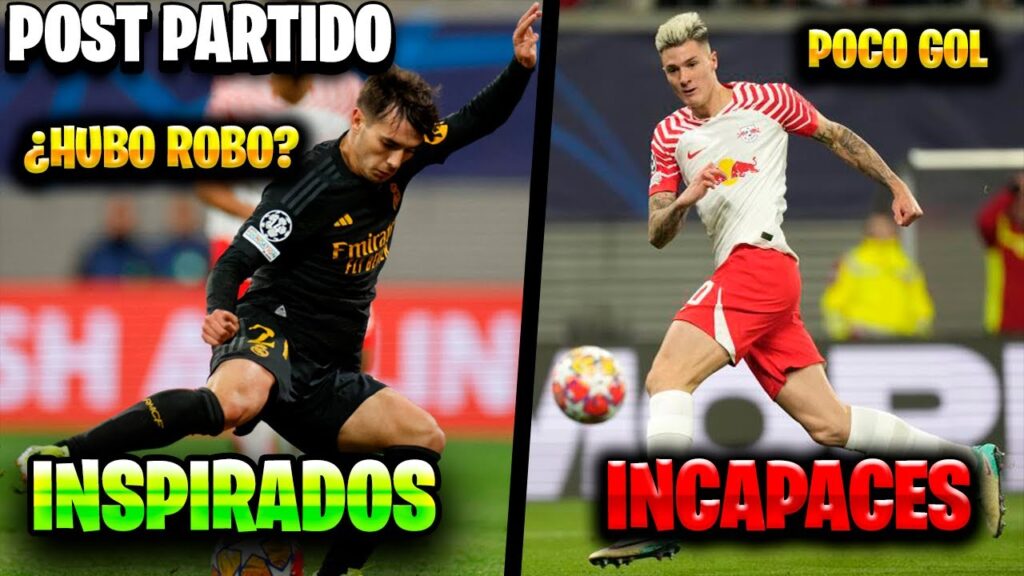 LEIPZIG NO SUPO GANARLO EN CASA 😔 OPENDA FUE ANULADO POR COMPLETO (MADRID VS LEIPZIG)