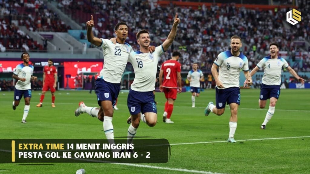 HIGHLIGHT INGGRIS VS IRAN : THE THREE LIONS PESTA GOL 6 - 2 🔥