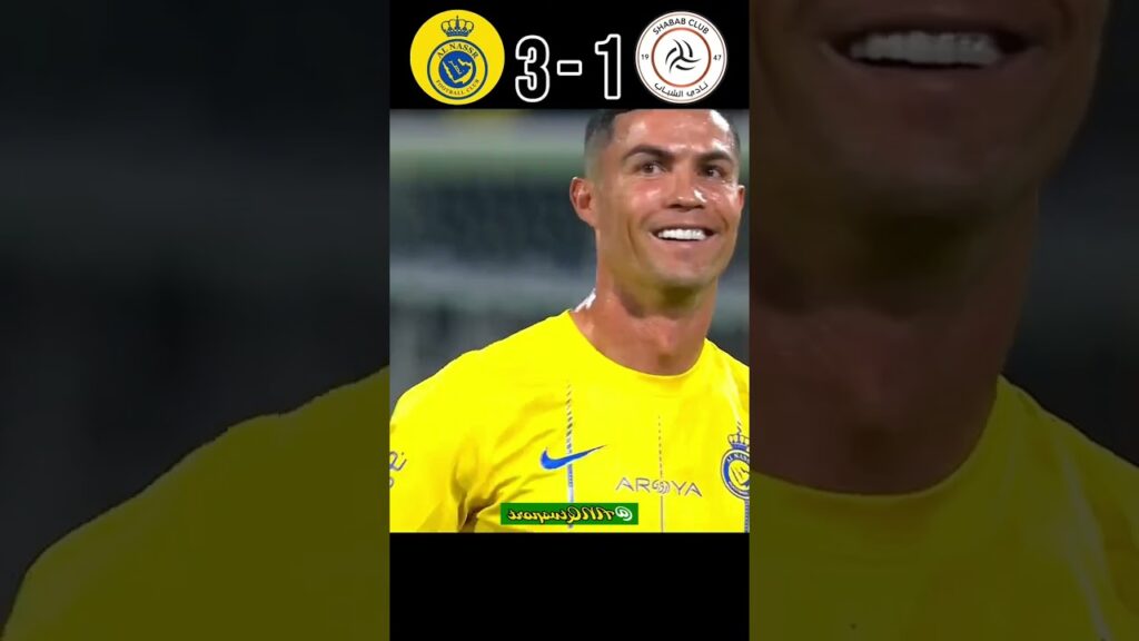 AL NASSR VS AL SHABAB 5 - 2 #cr7 #cristianoronaldo