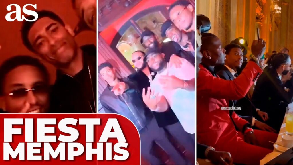 El cumpleaños de MEMPHIS DEPAY con VINICIUS, BELLINGHAM, Alaba, Rüdiger...