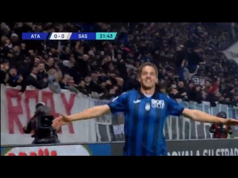 Gol di Mario Pašalić, Atalanta-Sassuolo (3-0) Tutti i gol e gli highlights dettagliati