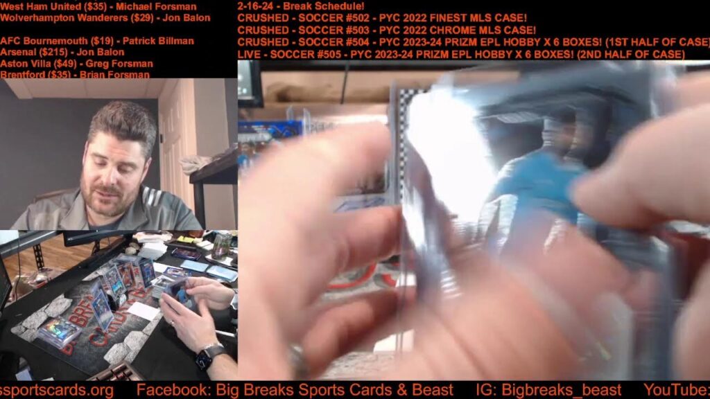 Sports Card Breaks - Soccer #502, #503, #504 and #505!