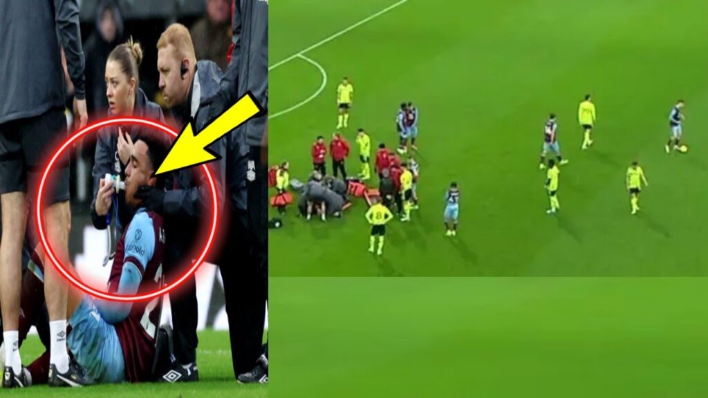 Aaron Ramsey given Oxygen on the pitch vs Arsenal #primierleague #football #burnley #arsenal