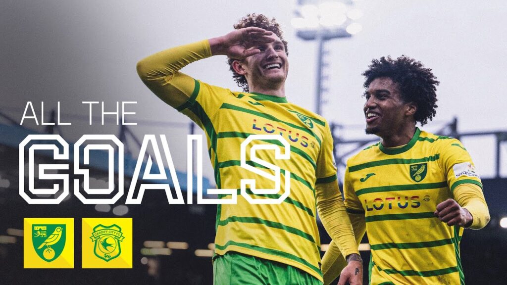 SARGENT ON FIRE 🔥 | ALL THE GOALS | Norwich City 4-1 Cardiff City