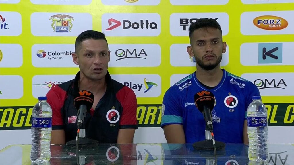 Rueda de prensa de Cúcuta Deportivo tras su partido ante Real Cartagena