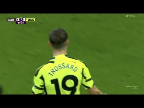 Leandro Trossard Goal | Burnley vs Arsenal 0-4 Extended Highlights | Premier League 2023/24