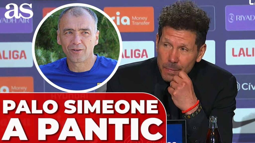 PALO de SIMEONE a PANTIC a cuenta de MARCOS LLORENTE