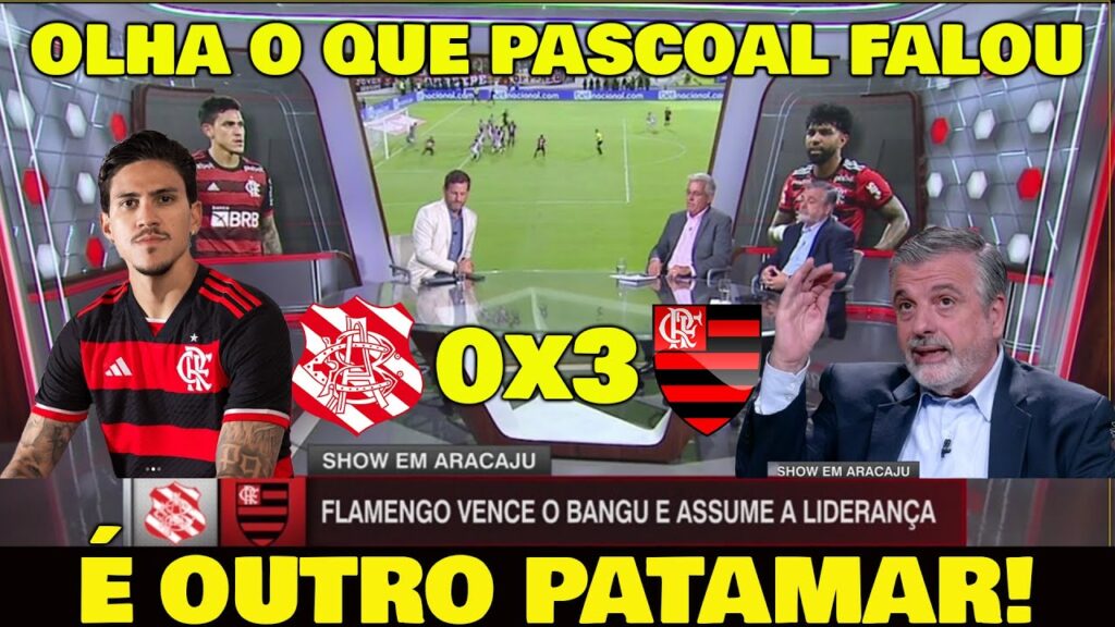 IMPRENSA SE RENDE AO PEDRO! FLAMENGO AMASSOU O BANGU E SEGUE O LÍDER!