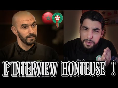 L'interview CATASTROPHIQUE de Regragui ! (Interview sur l'élimination du Maroc à la CAN 2024)