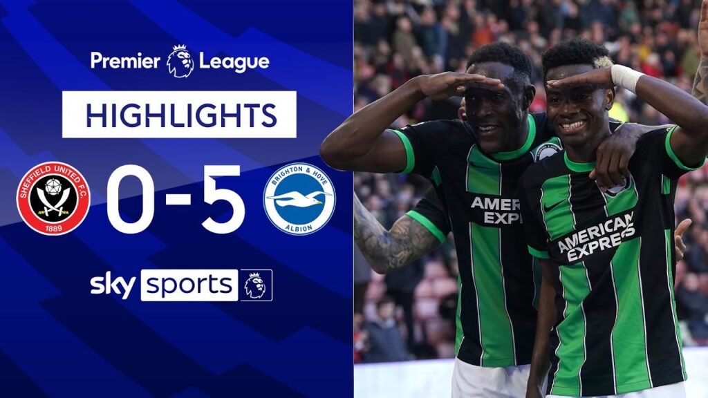 Brighton DEMOLISH dismal 10-player Blades! | Sheff Utd 0-5 Brighton | Premier League Highlights