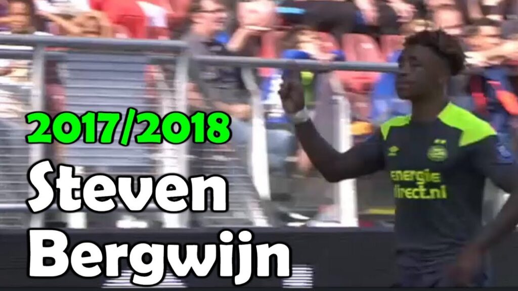 Steven Bergwijn: doelpunten en assist voor PSV in 2017/2018