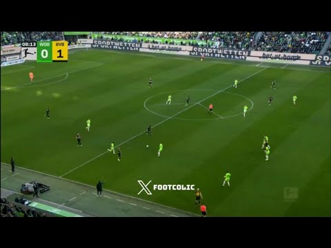 Niclas Füllkrug Goal,Wolfburgs vs Dortmund (0-1) All Goals and Extended Highlights