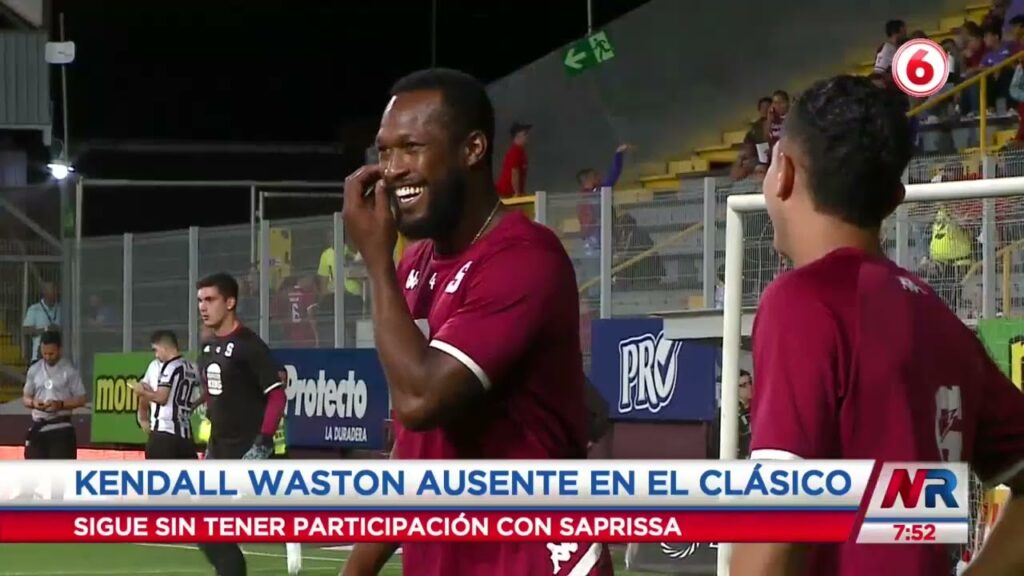 Kendall Waston se mejora pero no estará en el clásico nacional