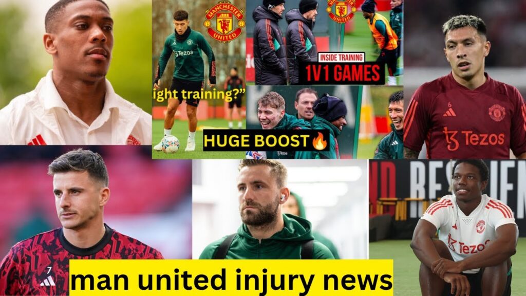 Goodnews Man united injury update ahead of Sunday game