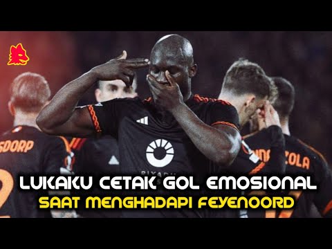 Reaksi Lukaku Usai Jadi Pahlawan Saat Laga Feyenoord vs AS Roma di Leg 1 Playoff Liga Europa