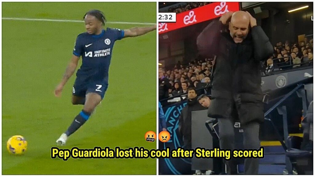 🤬 Guardiola was very angry after Sterling scored a goal vs Man City | Manchester City vs Chelsea 1-1