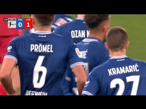 TSG Hoffenheim vs FC Koln 1-1 Andrej Kramaric score late goal to earn a draw Match recap