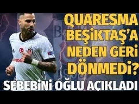 TRANSFER HABERİ |Ricardo Quaresma Beşiktaş'a neden geri dönmedi? Sebebini oğlu açıkladı.