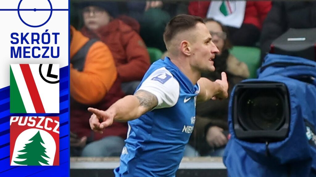 LEGIA - PUSZCZA | SKRÓT | SENSACJA W STOLICY! | Ekstraklasa 2023/24 | 21. kolejka