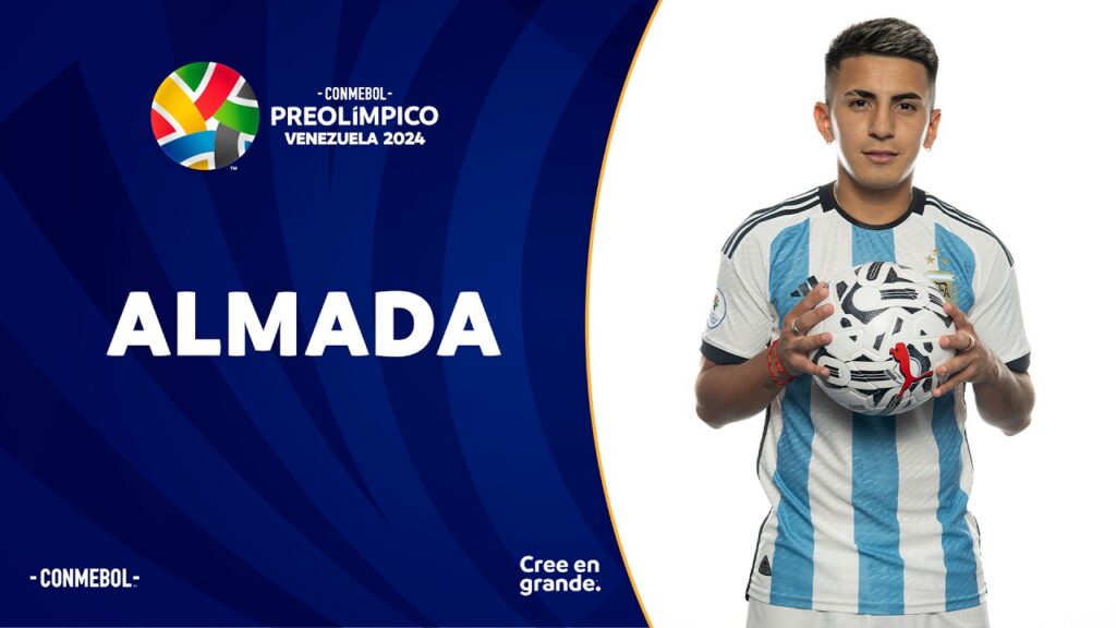 TODOS LOS GOLES DE THIAGO ALMADA EN EL CONMEBOL PREOLÍMPICO 2024