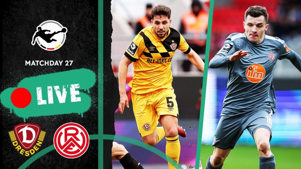 LIVE 🔴 Dynamo Dresden vs. Rot-Weiß Essen | 3rd Division 2023/24
