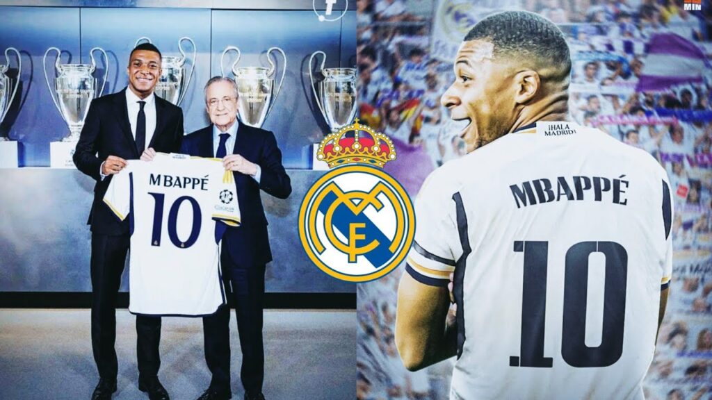 🚨Florentino Perez en personne à annoncer au vestiaire la venue de Kylian Mbappé cet été.