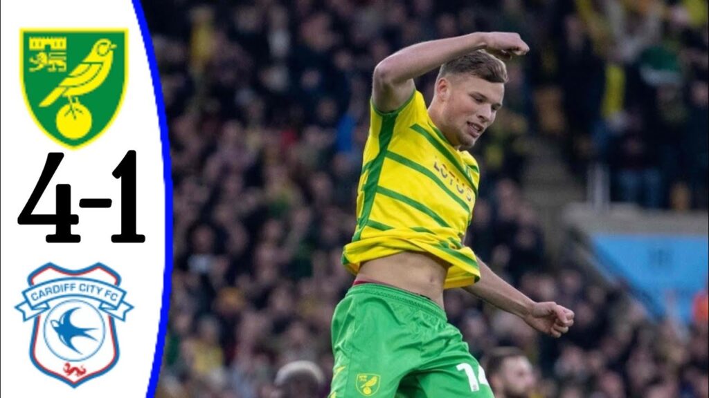 Norwich City vs Cardiff City (4-1) Josh Sargent Goal | All Goals and Extended Highlights