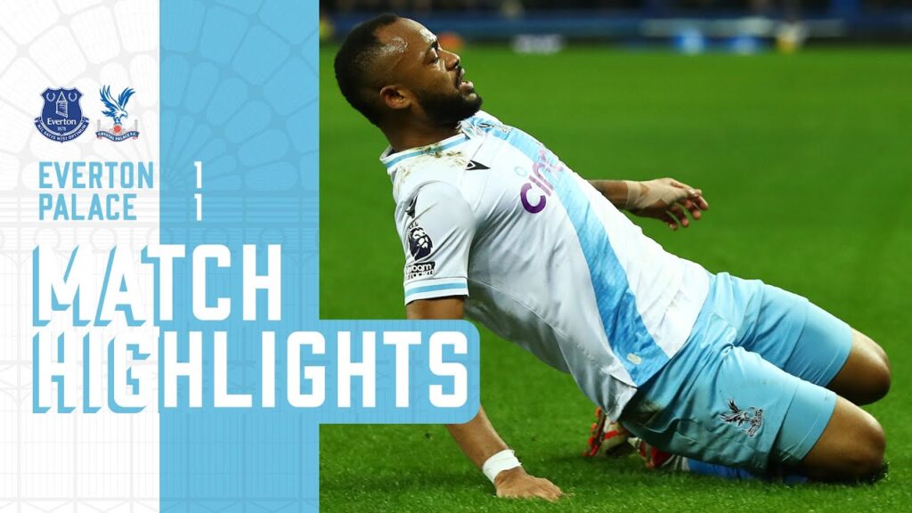 "WHAT A HIT FROM JORDAN AYEW" | Premier League Highlights: Everton 1-1 Crystal Palace