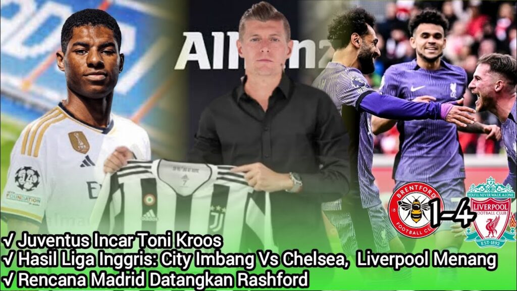 Berita Bola Terbaru, Madrid Inginkan Rashford,  Liverpool Menang, City Imbang Vs Chelsea
