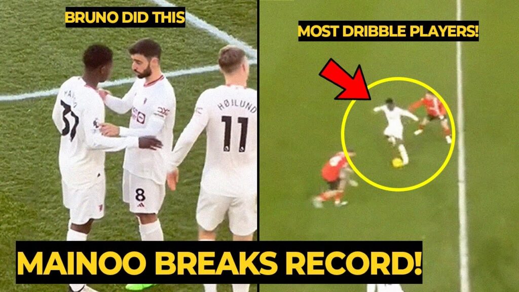 Bruno Fernandes always teaching Kobbie Mainoo to shown brilliant skills vs Luton | Man United News