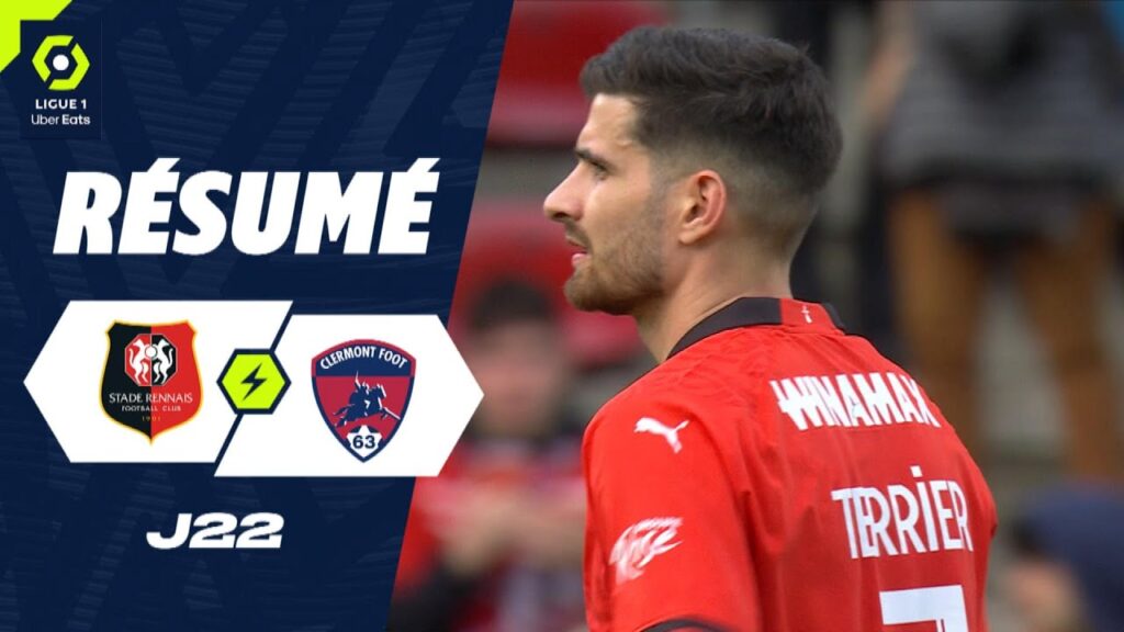 STADE RENNAIS FC - CLERMONT FOOT 63 (3 - 1) - Résumé - (SRFC - CF63) / 2023-2024