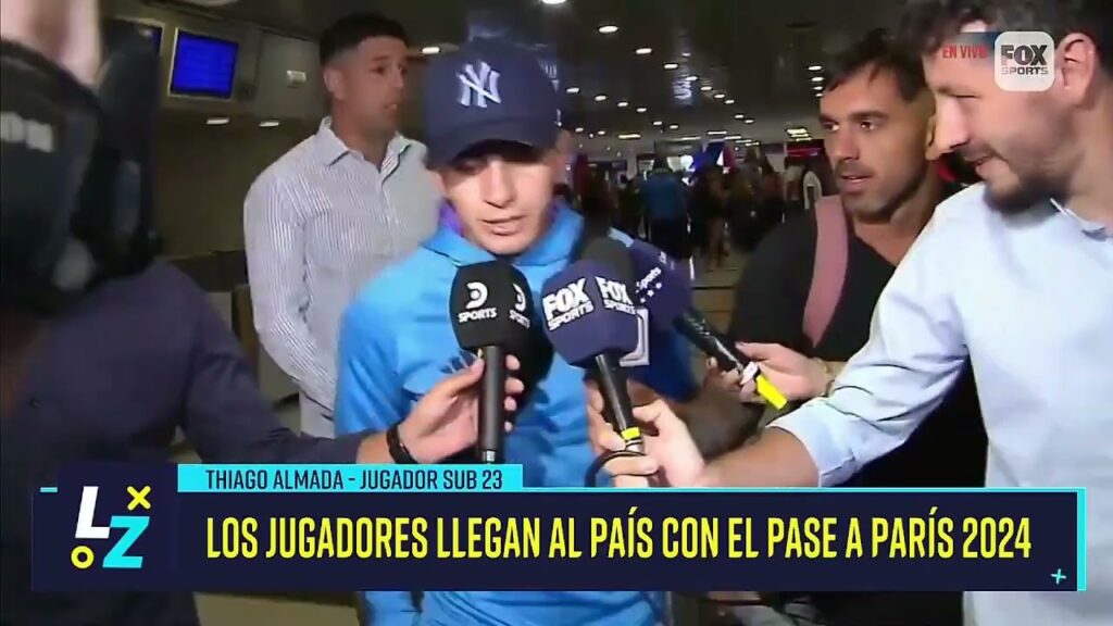 THIAGO ALMADA, JUGADOR DE LA SELECCIÓN ARGENTINA SUB-23 TRAS CLASIFICAR A LOS JJOO DE PARÍS 2024