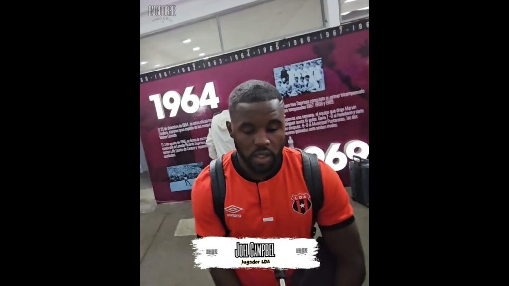 Joel Campbell y sus declaraciones un poco cortantes! 🥲 ......#palcodepie  #saprissa #alajuelense