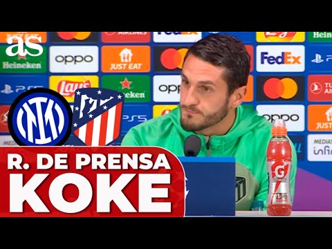 RUEDA de PRENSA de KOKE en la previa de CHAMPIONS vs el INTER de MILÁN en SAN SIRO