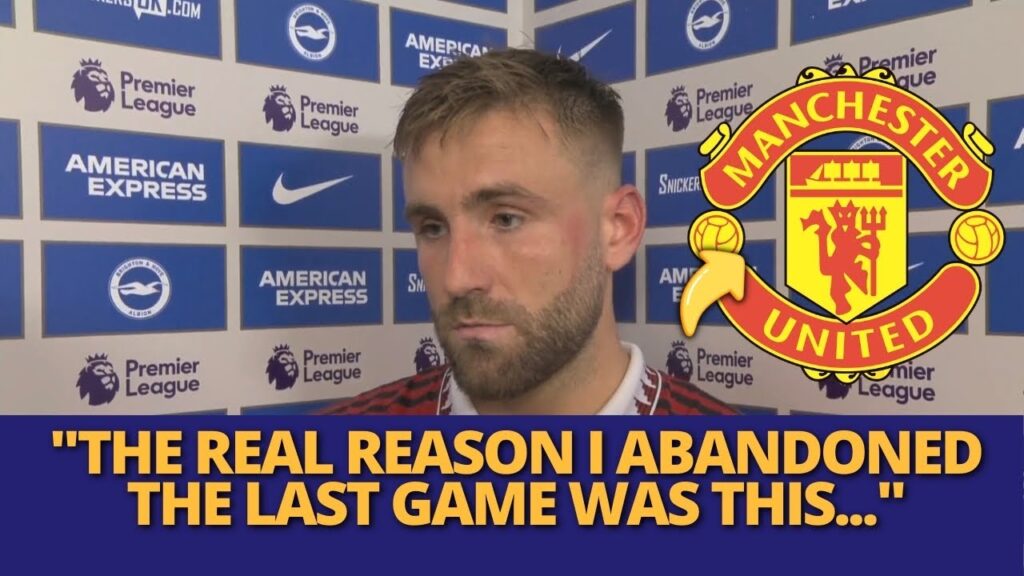 NOW! LUKE SHAW LEFT THE GAME FOR THIS! LOOK WHAT HAPPENED! MAN UNITED NEWS