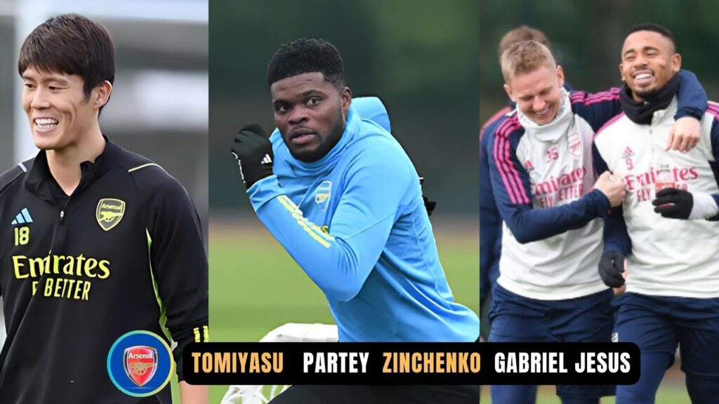INSIDE ARSENAL TRAINING TODAY  ✅ | THOMAS PARTEY, ZINCHENKO, TOMIYASU | Arsenal Latest News Today