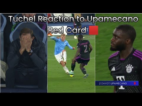 UPAMECANO RED CARD VS LAZIO 🟥