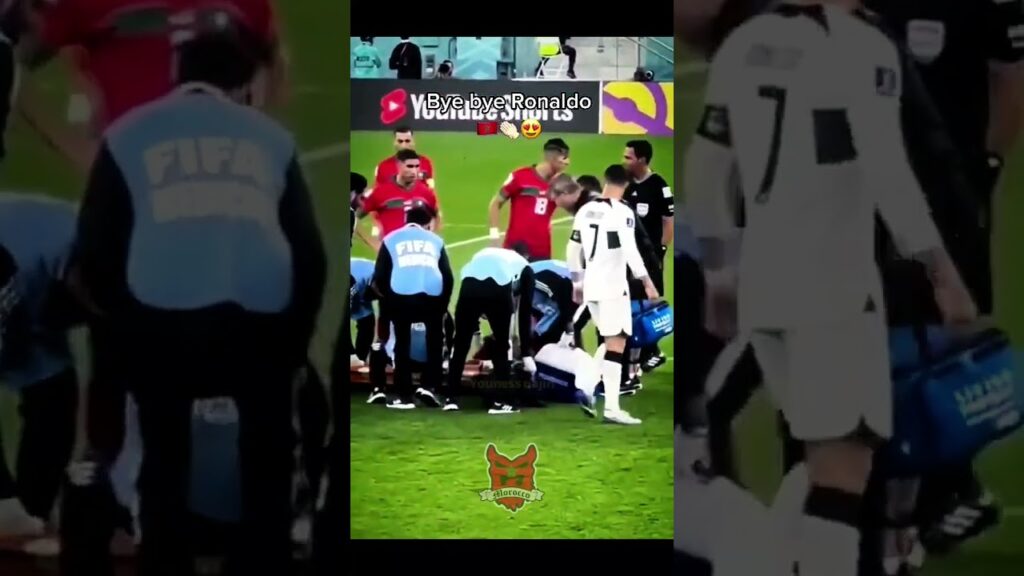 غضب أشرف حكيمي 🤬 على ردة فعل رونالدو 🇲🇦Vs🇵🇹