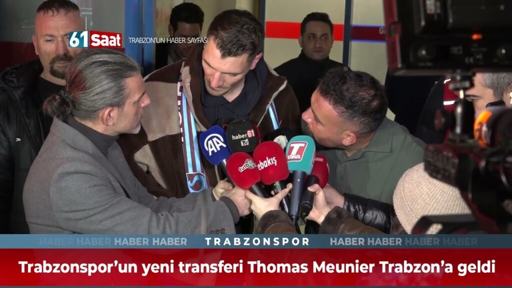 Trabzonspor’un yeni transferi Thomas Meunier Trabzon’a geldi!