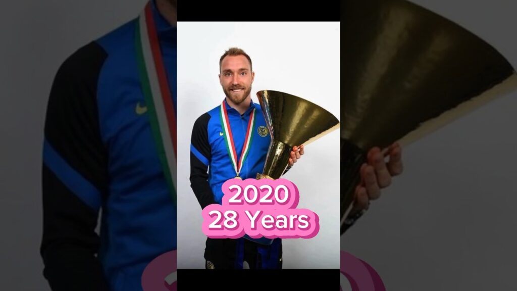 Christian Eriksen From 2010 To 2024❤️⚽️#shorts #manchesterunited #manutd #eriksen #tiktok #trending