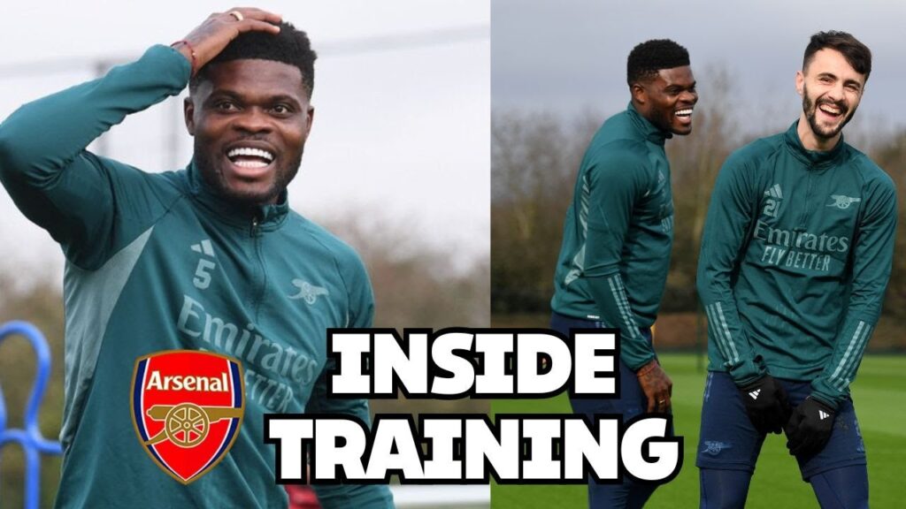 INSIDE TRAINING   Thomas Partey RETURN - Preparation for Porto  - Sobha Realty Training Centre