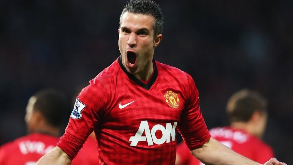 Rasmus meets Robin Van Persie! Goals continue to flow!🔥✨️💪#shorts #manchesterunited #football #RVP