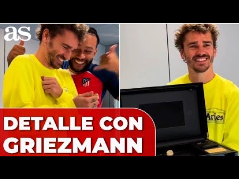 REGALO de MEMPHIS a GRIEZMANN por su RÉCORD GOLEADOR