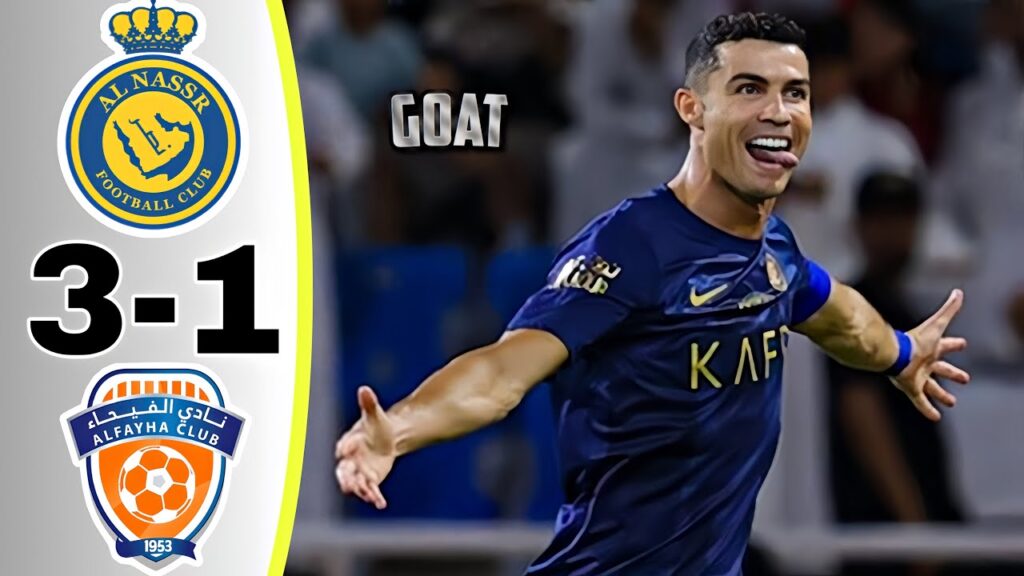 Cristiano Ronaldo Debut Goals Al Nassr vs Al Feiha AFC Champions League Highlights All Goals