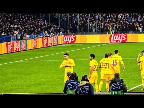Robert Lewandowski Goal vs Napoli | Napoli vs Barcelona 2024