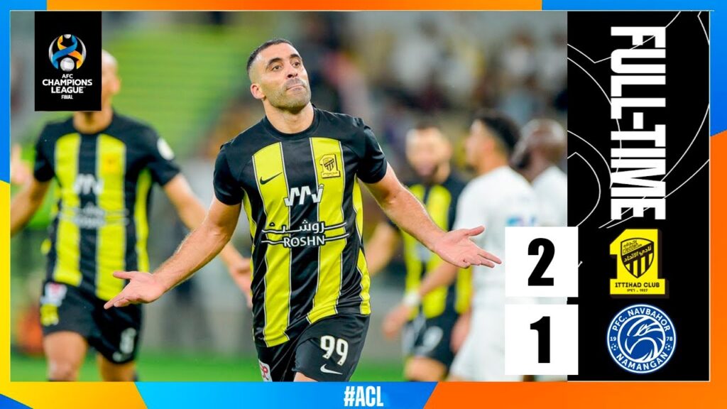 Abderrazak Hamdallah Goal | Al-Ittihad vs Navbahor 2-1 Highlights | AFC Champions League 2023/24